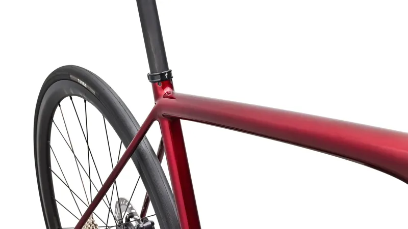EX DEMO Specialized Aethos 2 Pro Di2 Road Bike 2026 54cm in Gloss Red Sky/Chrome-4