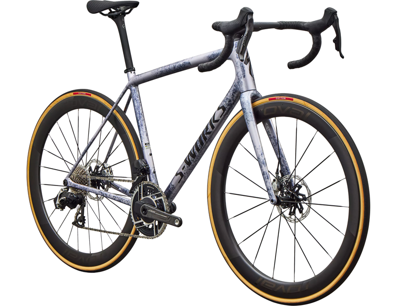 Specialized S-Works Aethos 2 SRAM RED AXS Road Bike 2027 in Amethyst Frost/Obsidian Metallic-2