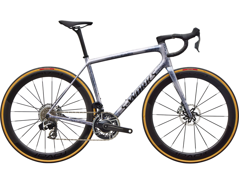 Specialized S-Works Aethos 2 SRAM RED AXS Road Bike 2027 in Amethyst Frost/Obsidian Metallic