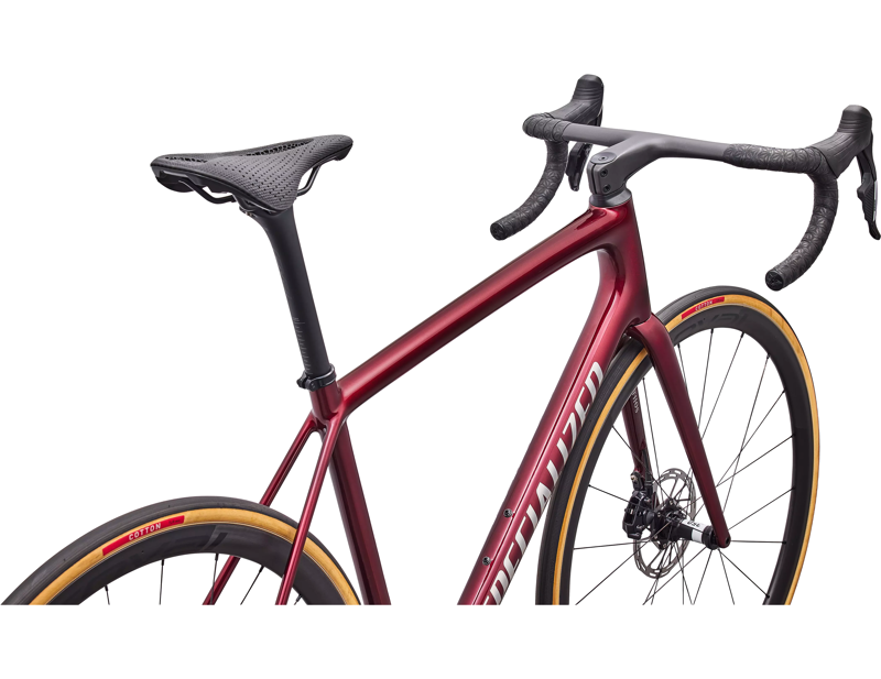 Specialized Aethos 2 Pro SRAM Force AXS Road Bike 2027 in Red Sky-4