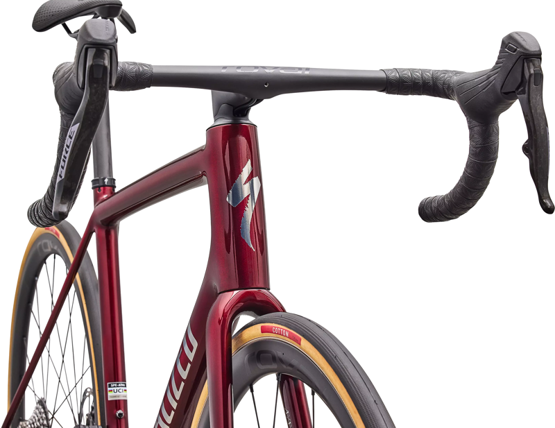 Specialized Aethos 2 Pro SRAM Force AXS Road Bike 2027 in Red Sky-3