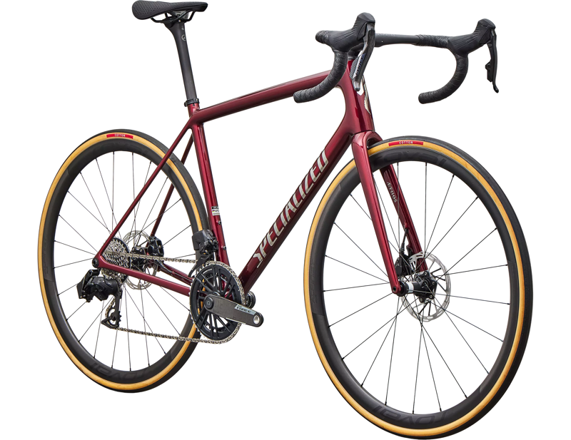Specialized Aethos 2 Pro SRAM Force AXS Road Bike 2027 in Red Sky-2