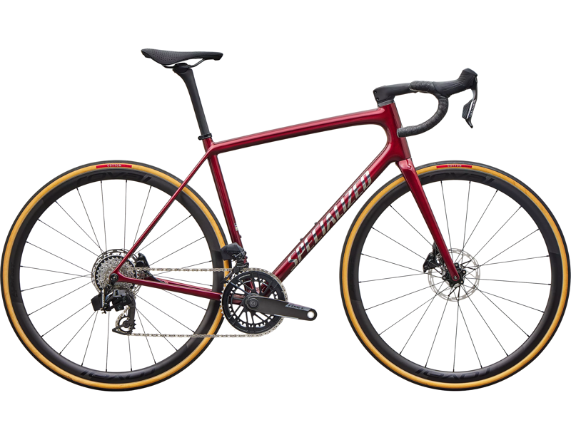 Specialized Aethos 2 Pro SRAM Force AXS Road Bike 2027 in Red Sky