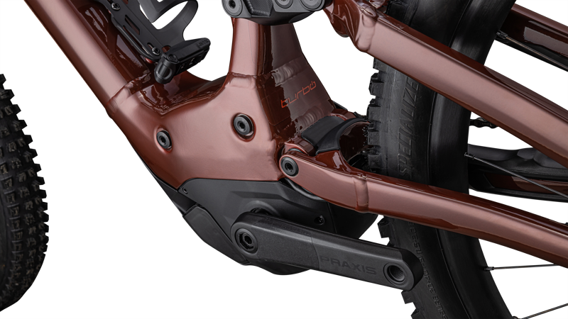 Specialized Turbo Kenevo Expert Electric Full Suspension Mountain Bike 2024 in Rusted Red/Redwood-6