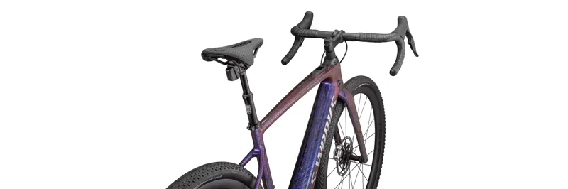 Specialized S-Works Turbo Creo 2 Electric Road Bike 2025 in Carbon/ Red To Blue Strata/ Silver-3