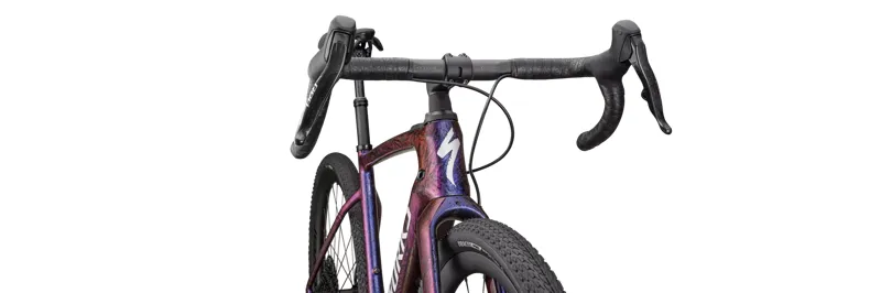 Specialized S-Works Turbo Creo 2 Electric Road Bike 2025 in Carbon/ Red To Blue Strata/ Silver-4