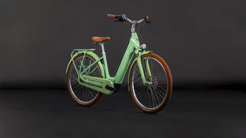 Cube Aruba Hybrid 600 Easy Entry Electric Hybrid Bike 2026 in Cactus/Brown-6