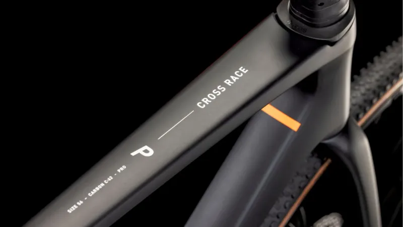 EX DISPLAY Cube Cross Race C:62 Pro Cyclocross Bike 61cm 2026 in Carbon/Orange-1