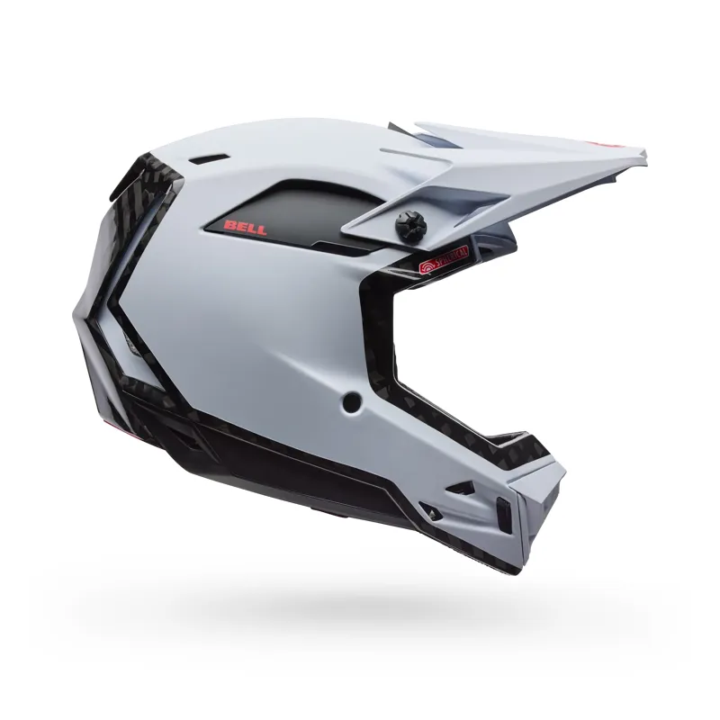 Bell Full-10 Spherical Peak Full Face Helmet in White-1