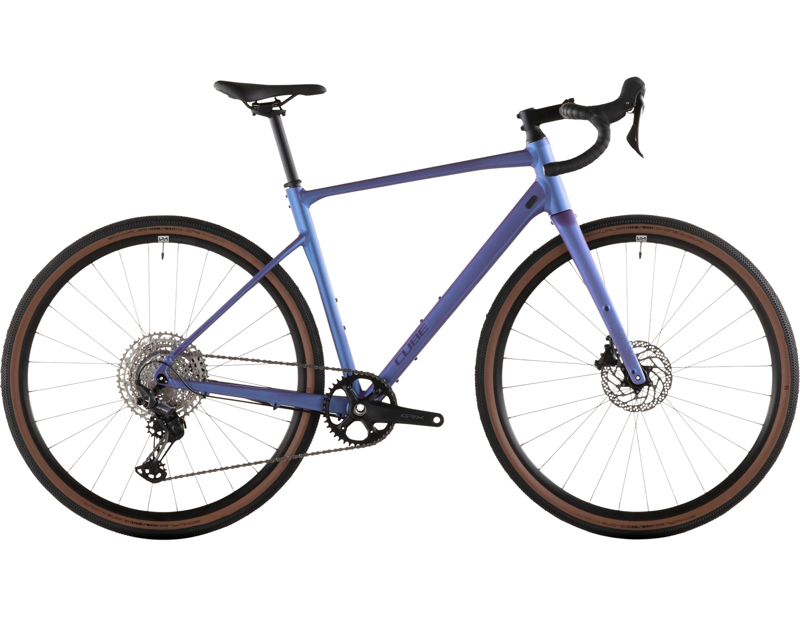 Cube Nuroad EX Gravel Bike 2026 in Blueiris/Lilac 