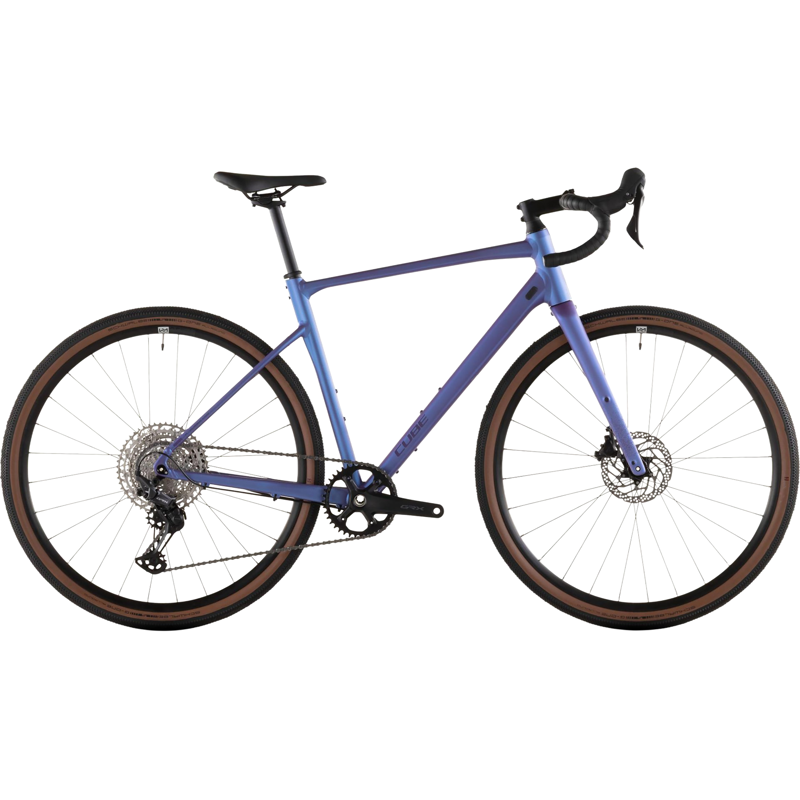 Balfes Bikes Cube Nuroad EX Gravel Bike 2026 in Blueiris/Lilac | Free postage over £30, £10 off first order, price match & 0% finance.