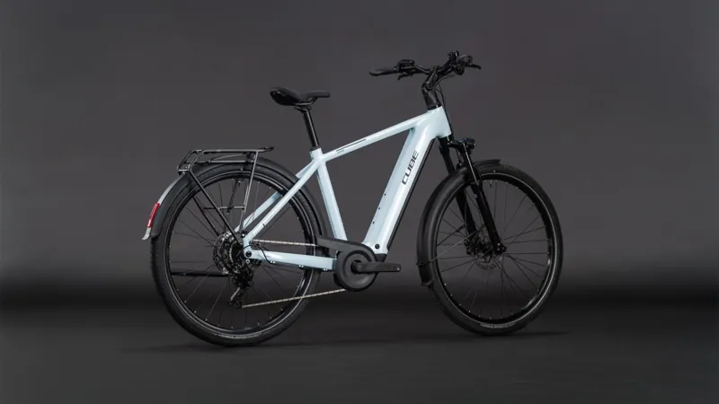 Cube Touring Hybrid ONE 600 Electric Hybrid Bike 2026 in Glacie/Reflex -7