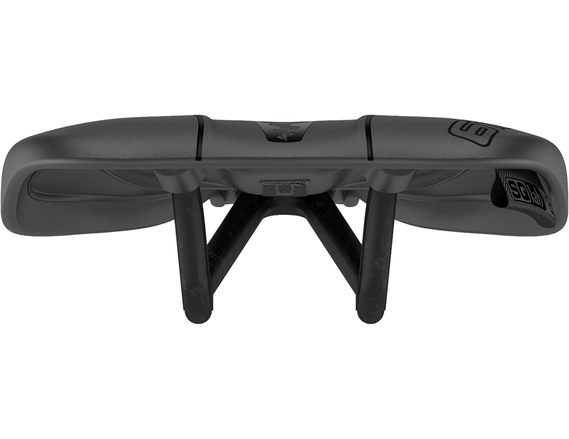SQlab 612 Ergowave R Carbon Rail Saddle in Black-5