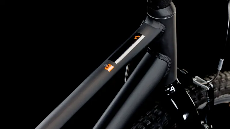 Cube Numove 240 24 Inch Wheel Kids Bike 2025 in Black/Orange-1