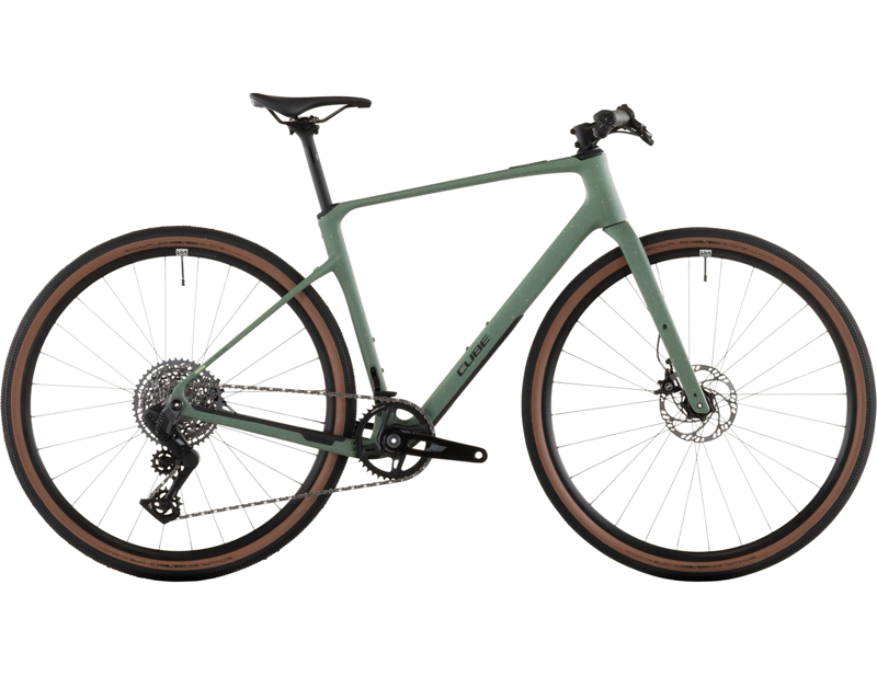 Balfes Bikes Cube Nulane C:62 SLT Gravel Bike 2026 in Greensmoothie/Green | Free postage over £30, £10 off first order, price match & 0% finance.