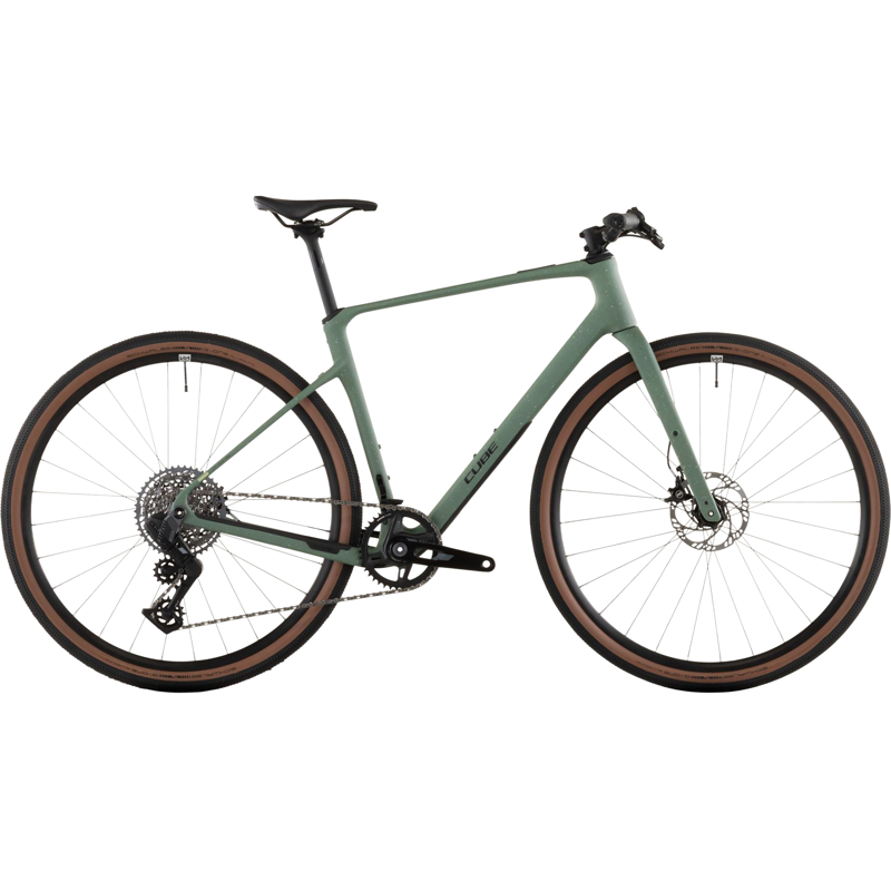 Balfes Bikes Cube Nulane C:62 SLT Gravel Bike 2026 in Greensmoothie/Green | Free postage over £30, £10 off first order, price match & 0% finance.