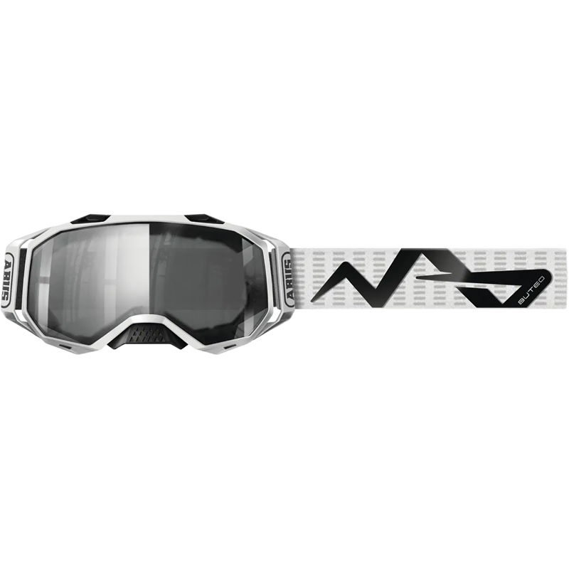 Balfes Bikes Abus ABUS Buteo Goggles in Polar White | Free postage over £30, £10 off first order, price match & 0% finance.