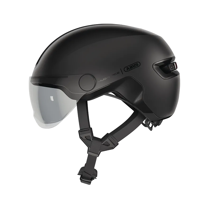 Balfes Bikes Abus ABUS HUD-Y Ace Large Urban Helmet in Velvet Black | Free postage over £30, £10 off first order, price match & 0% finance.
