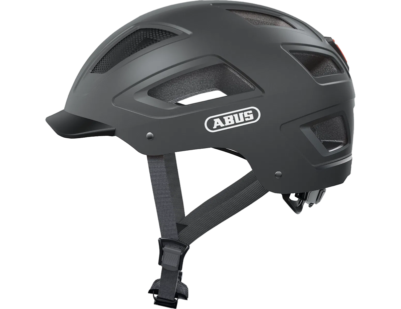 Balfes Bikes Abus Hyban Helmet 2.0 in Titan | Free postage over £30, £10 off first order, price match & 0% finance.