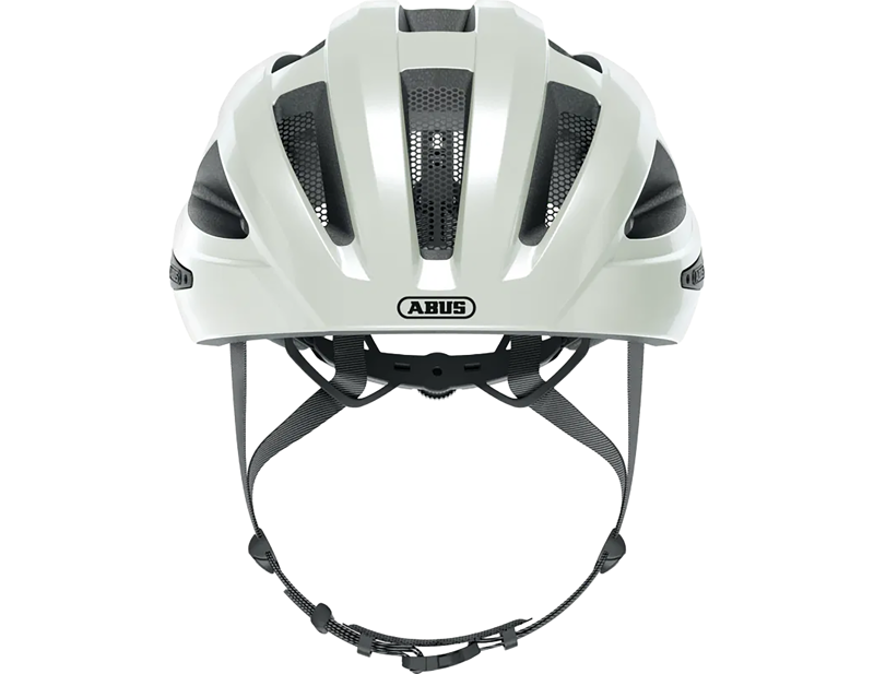 Abus Macator Road Helmet in Pearl White-1