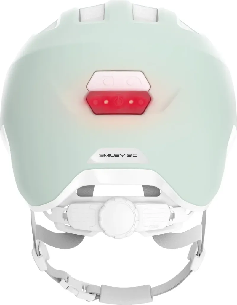 ABUS Smiley 3.0 Ace LED Helmet in Pure Mint-3