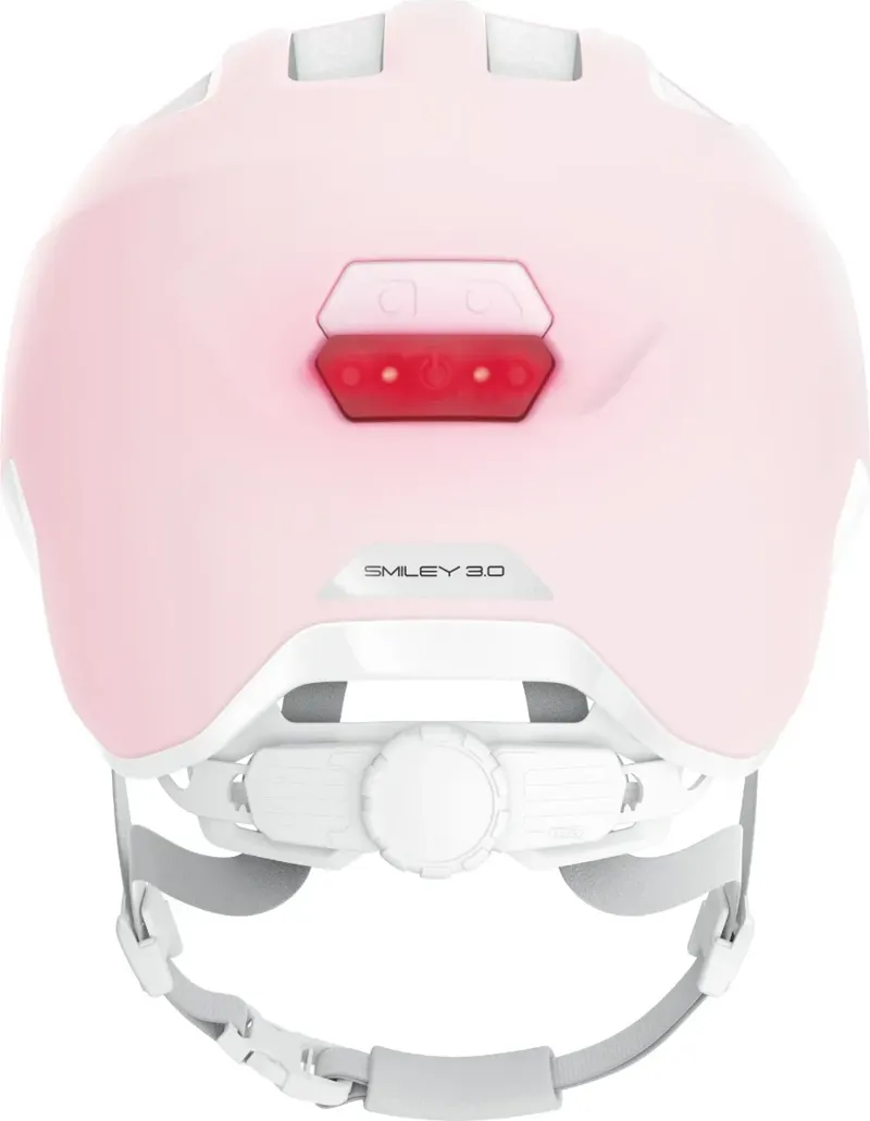 ABUS Smiley 3.0 Ace LED Helmet in Pure Rose-3