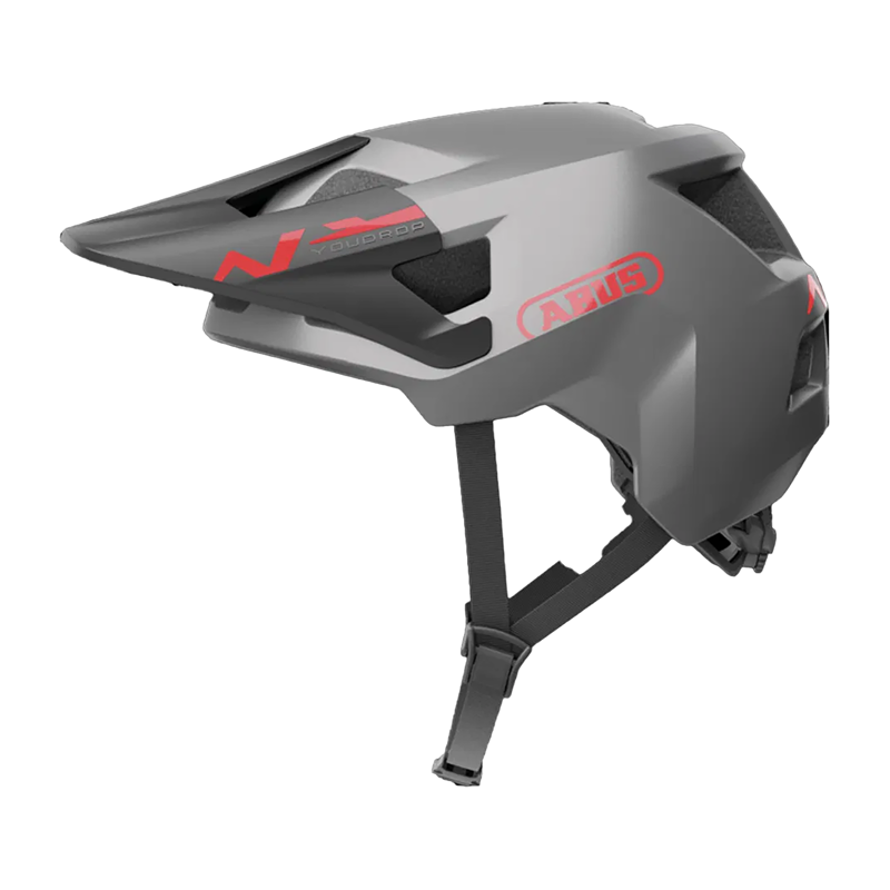 Balfes Bikes Abus Youdrop Kids Helmet in Ti Silver | Free postage over £30, £10 off first order, price match & 0% finance.