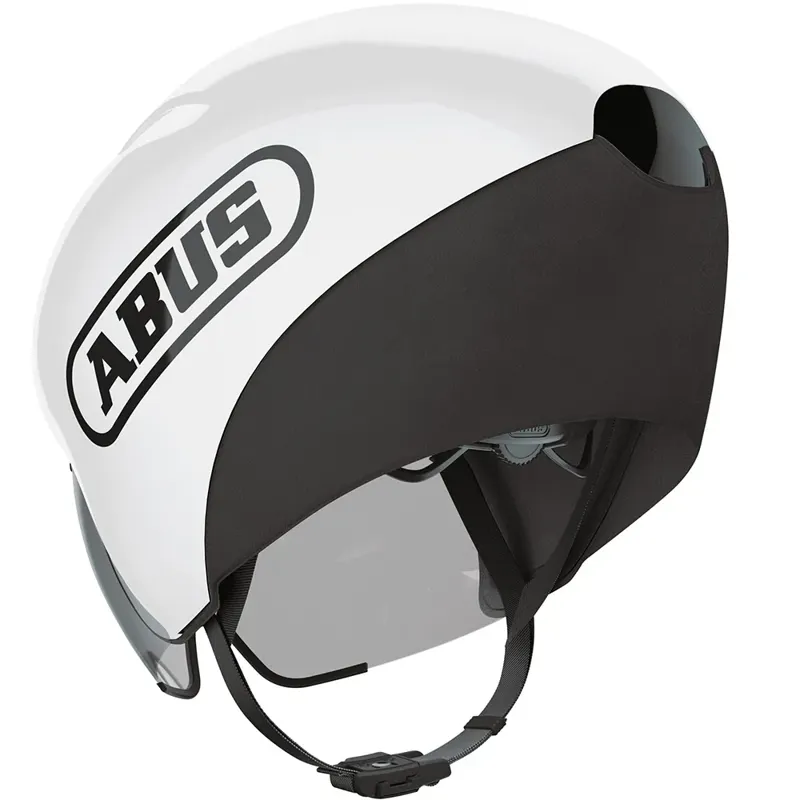 ABUS Gamechanger TT 1.1 Helmet in Shiny White-4