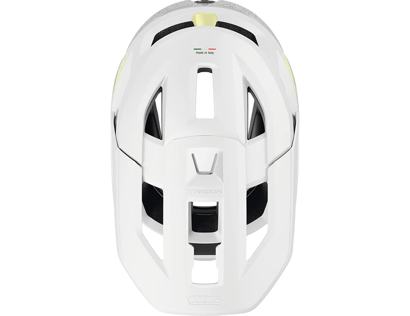 Abus Targon Full Face MTB Helmet in Lemon White-5
