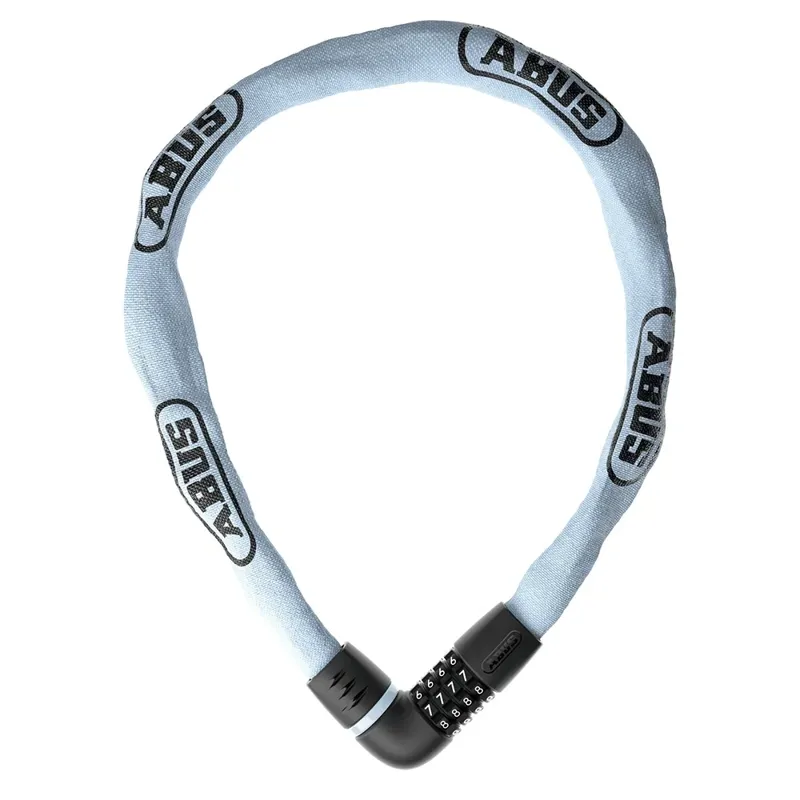 ABUS Tresor 6807C 110cm Chain Bike Lock in Light Blue