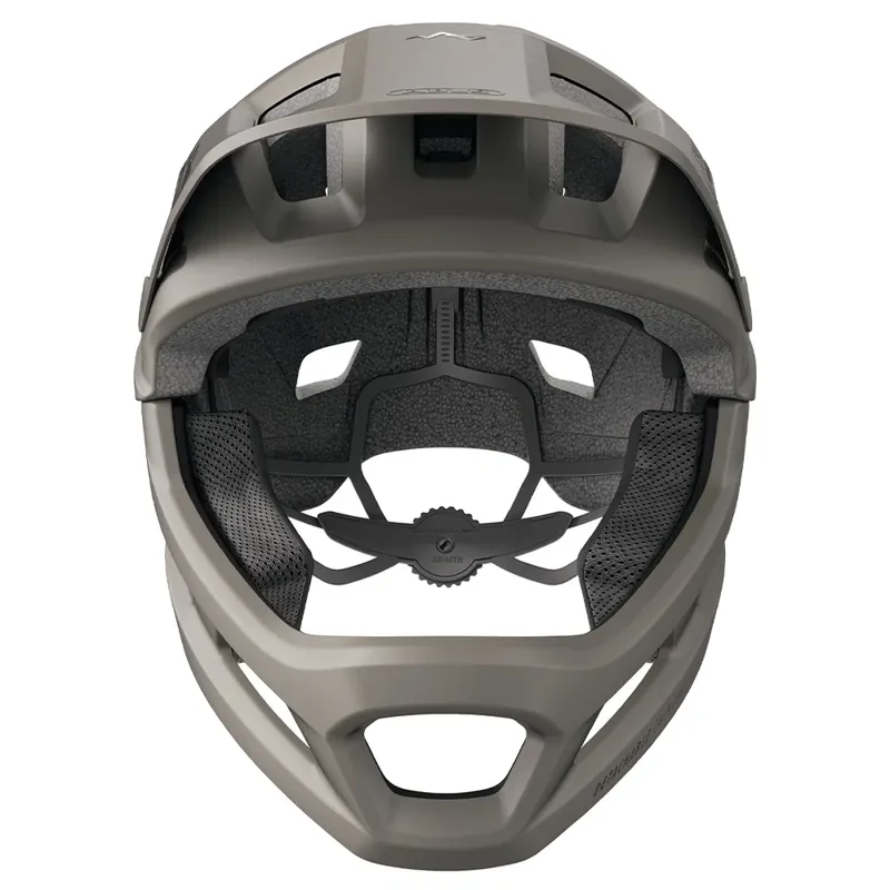Abus YouDrop FF Kids Full-Face Mountain Bike Helmet in Dust Grey-1