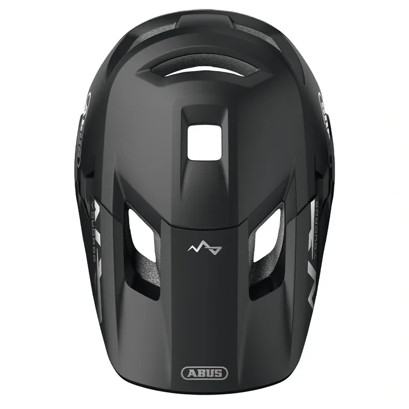 Abus YouDrop FF Kids Full-Face Mountain Bike Helmet in Muted Black-5