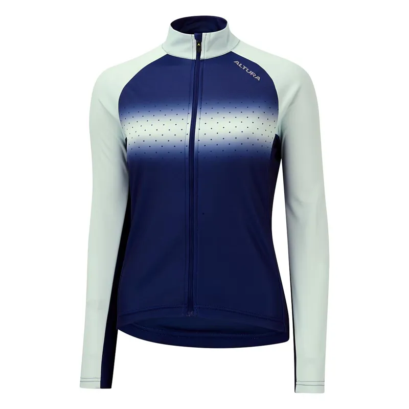 Altura Airstream Women's Long Sleeve Jersey in Blue/Navy