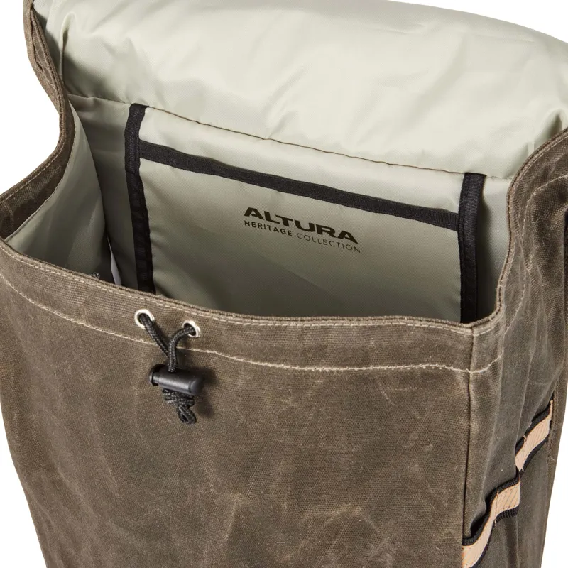 Altura Heritage 40L Pannier Pair in Olive-4