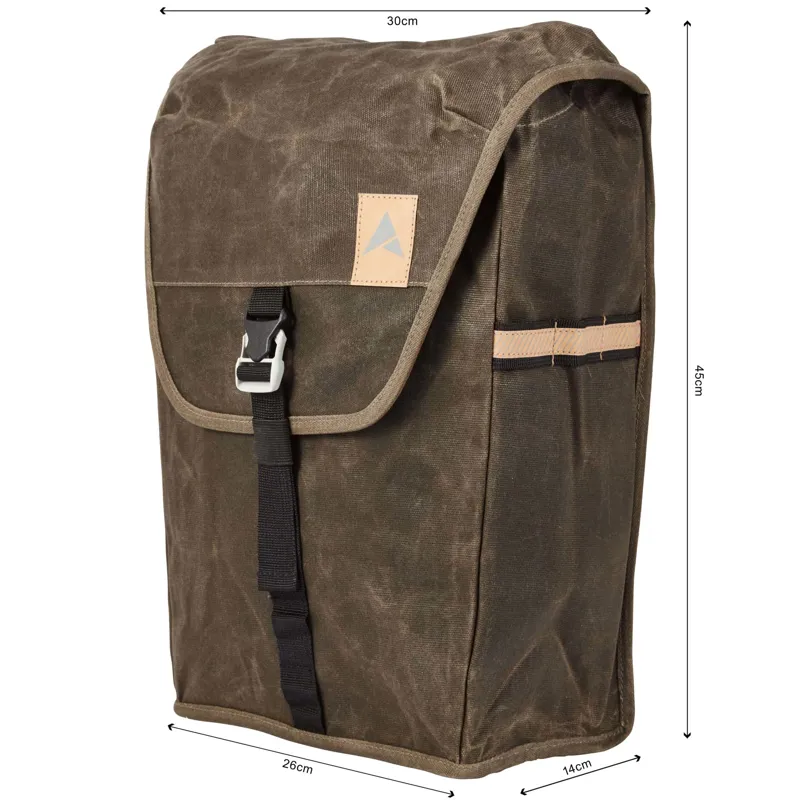 Altura Heritage 40L Pannier Pair in Olive-1
