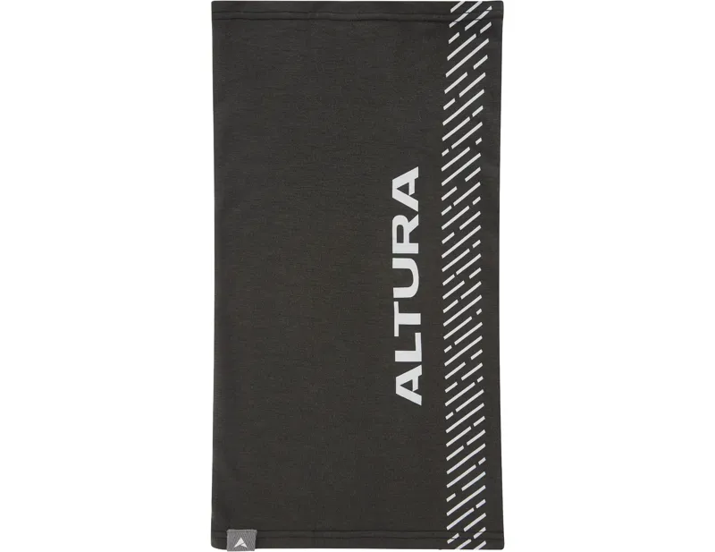 Altura Merino Blend Unisex Neck Warmer in Black-1
