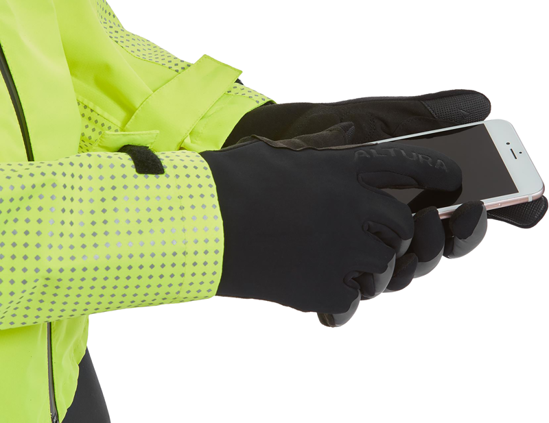 Altura Nightvision Unisex Windproof Winter Cycling Gloves in Black-2