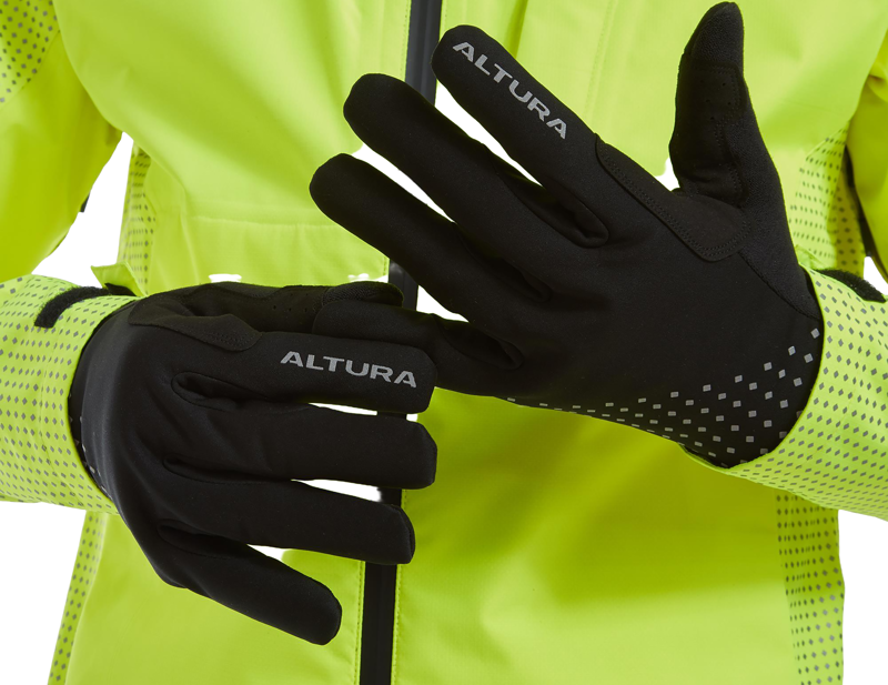 Altura Nightvision Waterproof Insulated Cycling Gloves in Black-3