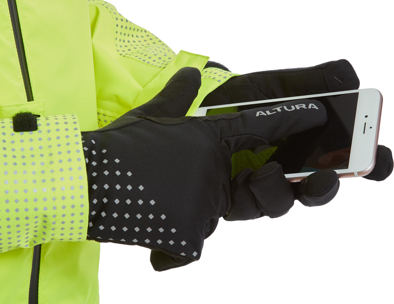 Altura Nightvision Waterproof Insulated Cycling Gloves in Black-4