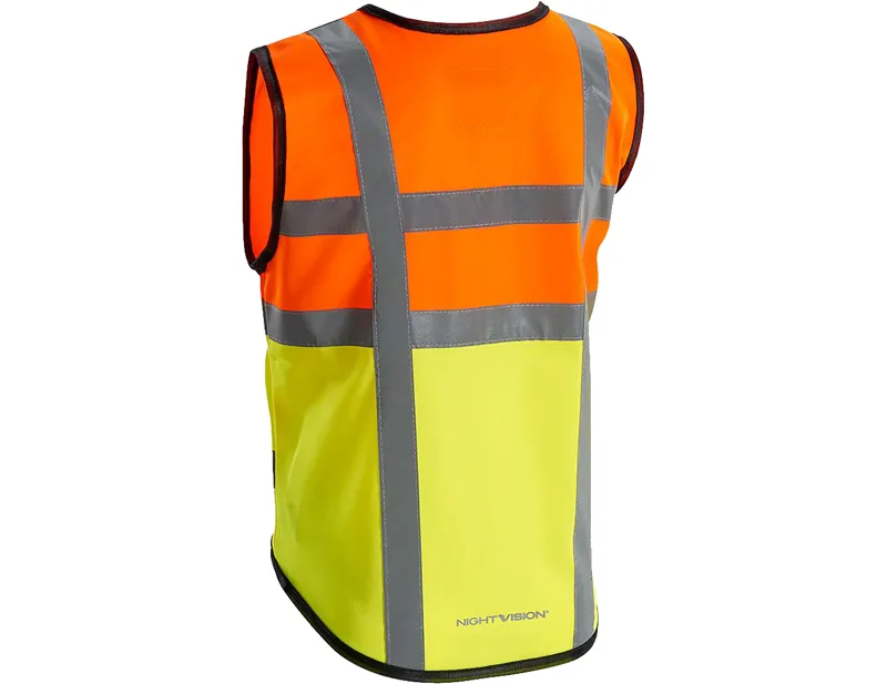 Altura Kids Nightvision Cycling Vest in Orange/Yellow-1