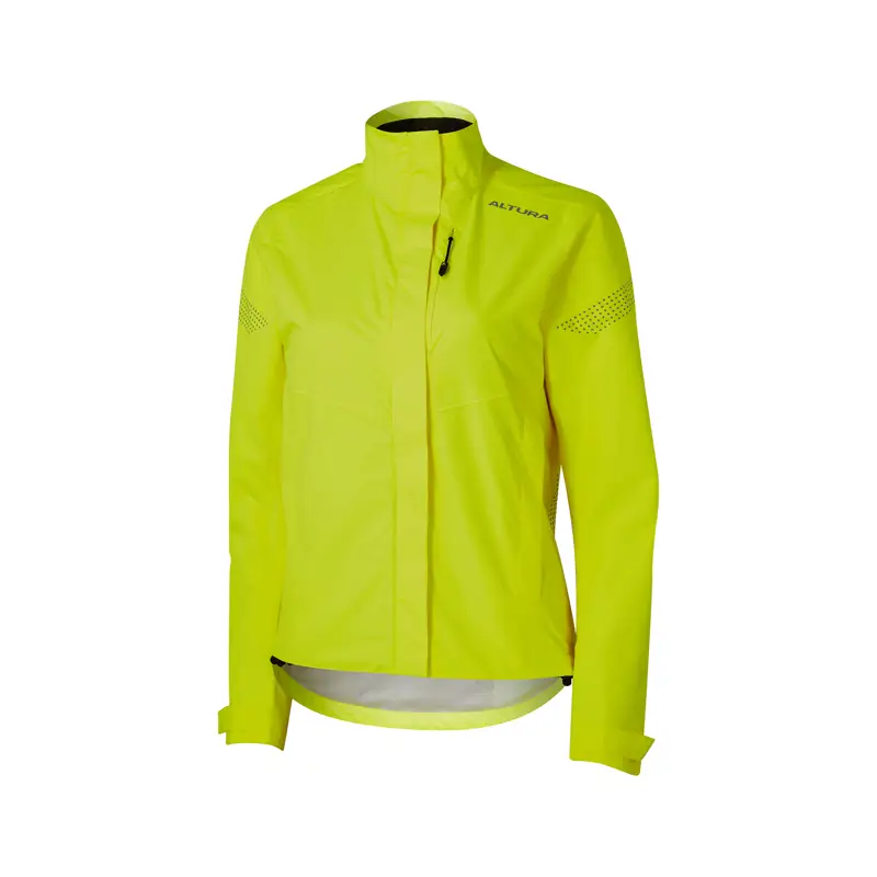 Balfes Bikes Altura Nightvision Nevis Women's Waterproof Cycling Jacket in Yellow | Free postage over £30, £10 off first order, price match & 0% finance.