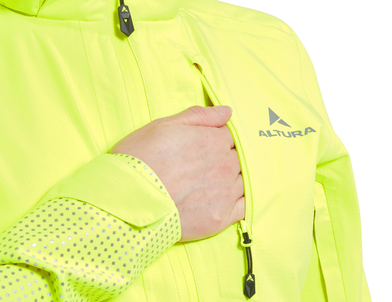 Altura Nightvision Women's Typhoon Jacket in Yellow-4