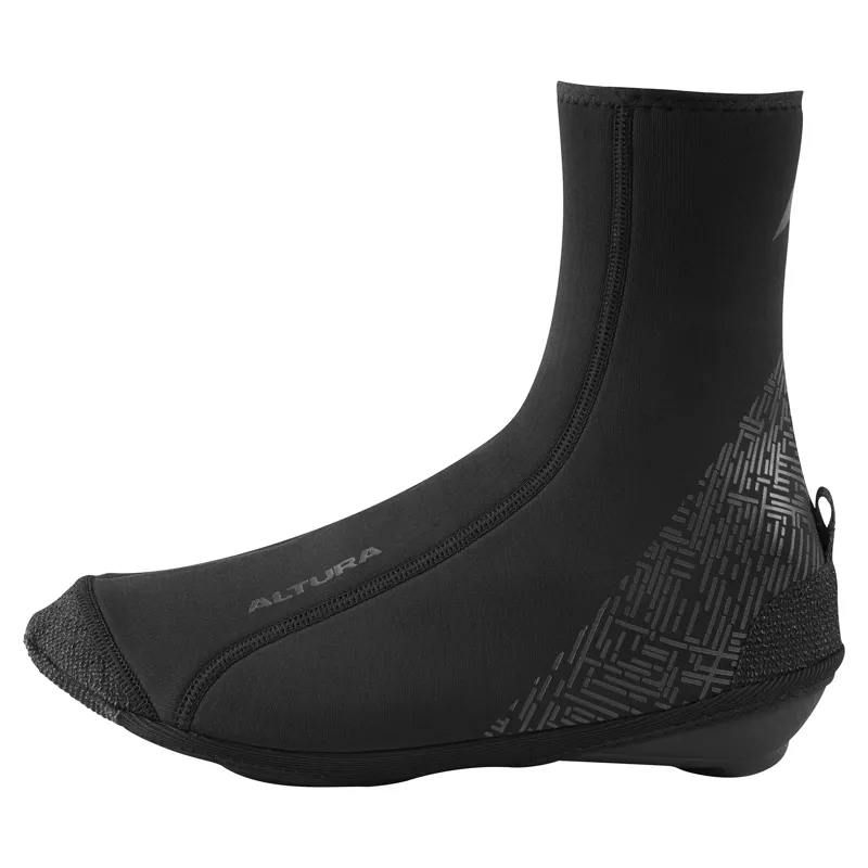 Altura Thermostretch Unisex Windproof Cycling Overshoes in Black-1