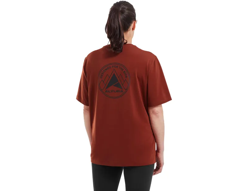 Altura DFTR Tech Tee in Brick Red-5