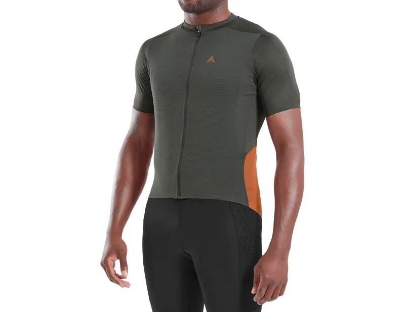Altura Endurance Short Sleeve Cycling Jersey in Carbon/Rust-3