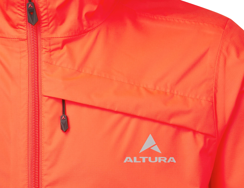 Altura Nightvision Nevis Waterproof Jacket in High-Vis Red-4