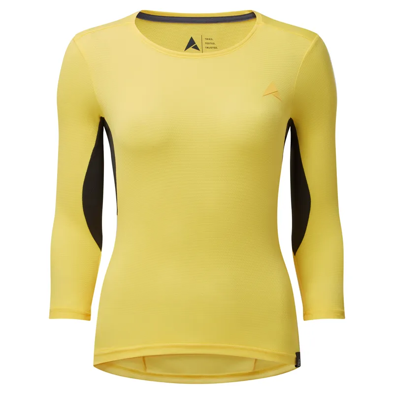 Altura Kielder Women's Lightweight 3/4 Sleeve Jersey in Yellow-2
