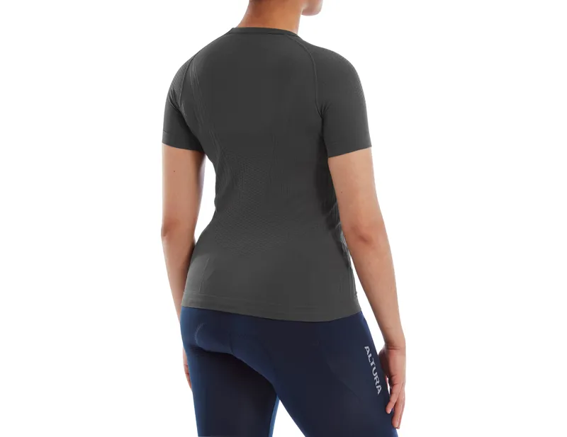 Altura Tempo Seamless Short Sleeve Baselayer in Charcoal-5