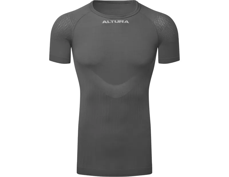 Balfes Bikes Altura Tempo Seamless Short Sleeve Baselayer in Charcoal | Free postage over £30, £10 off first order, price match & 0% finance.