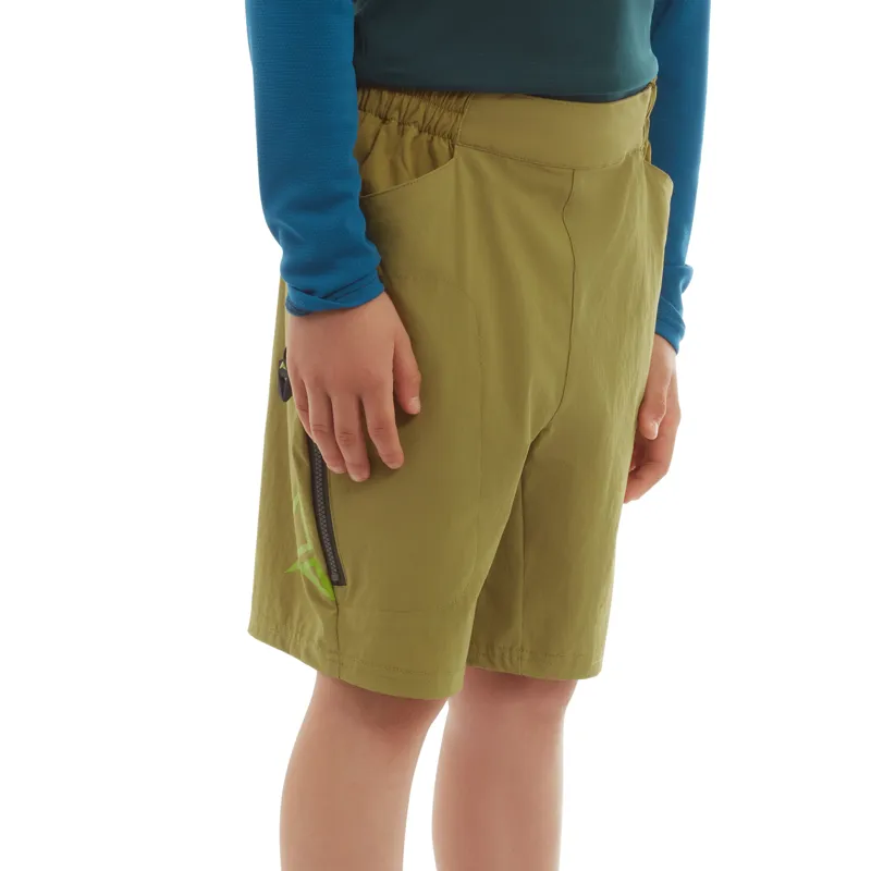 Altura Kids Spark Trail Shorts in Olive-2
